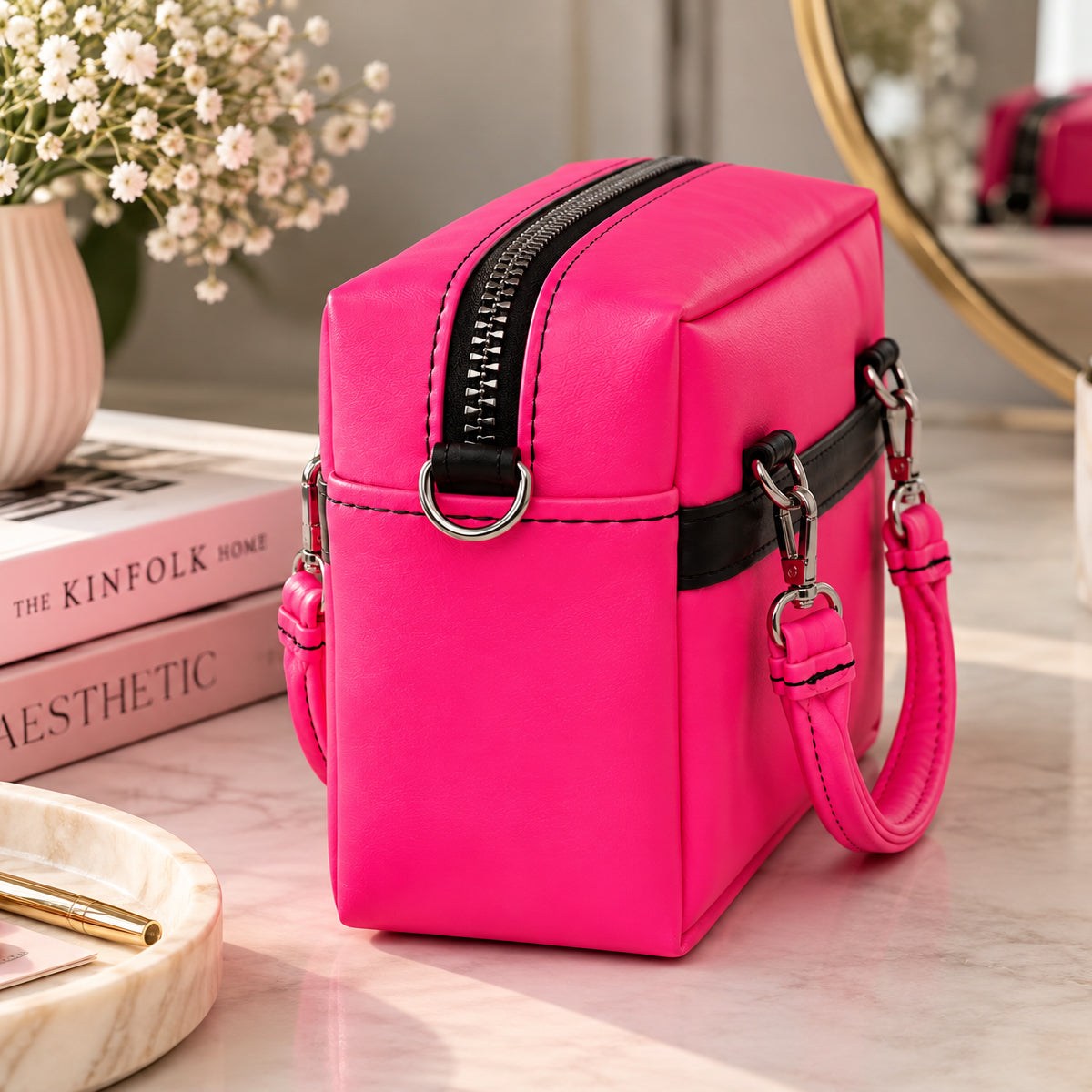 Structured Carry Organizer — Custom, Protective & Fully Configurable — Pink